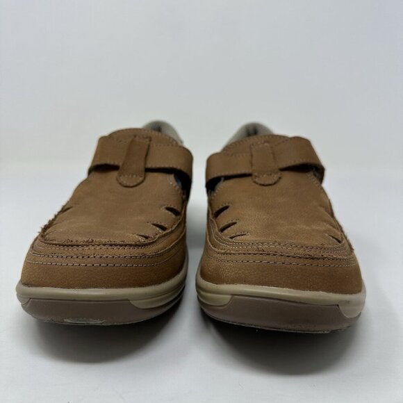 Orthofeet Serene 896 Sandal Size 10 B Close Toe Brown Leather Comfort - Picture 2 of 14